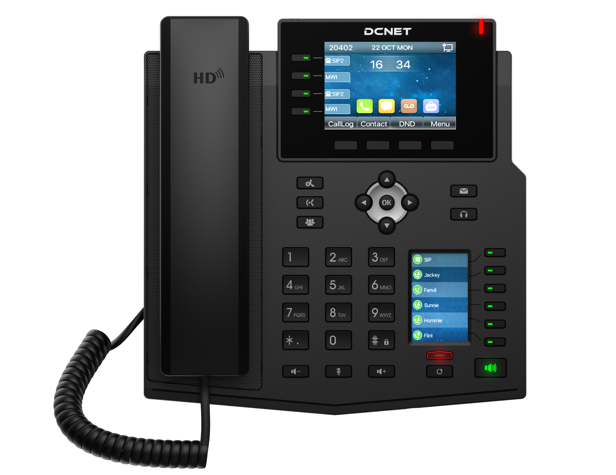 DCNet  X4U Entry Level IP Phone – TEC Approved