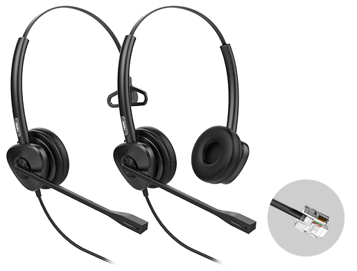 HT301/HT302 RJ9 Headset