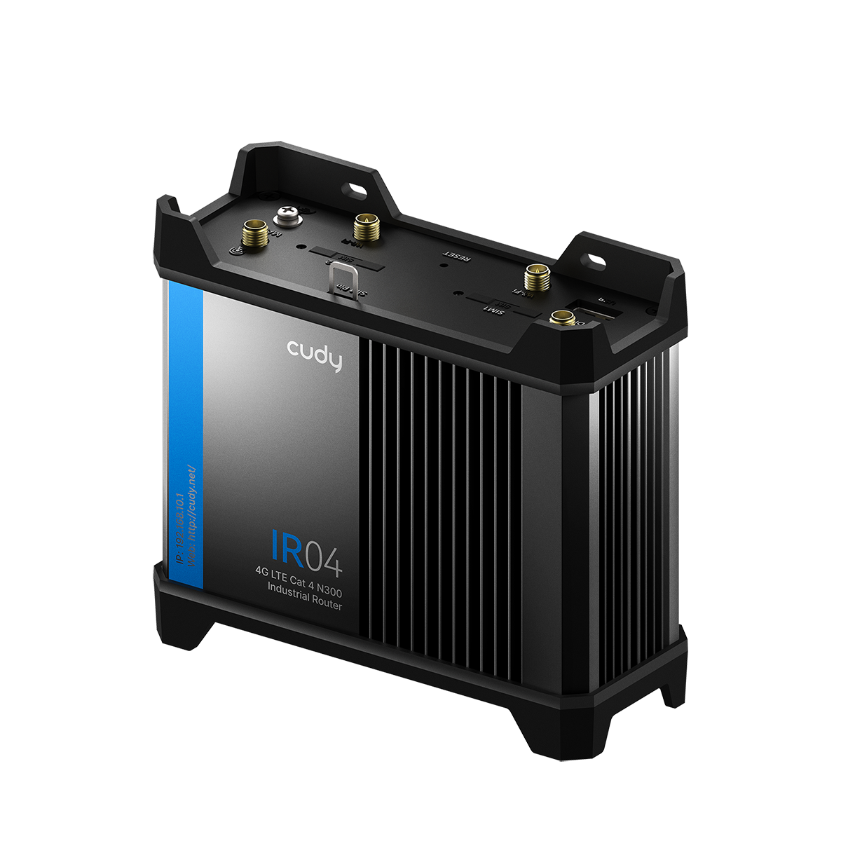 4G LTE Cat 4 N300 Industrial Wi-Fi Router, IR04 1.0