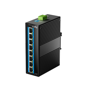 8-Port Gigabit Industrial PoE+ Switch, IG1008P 2.0