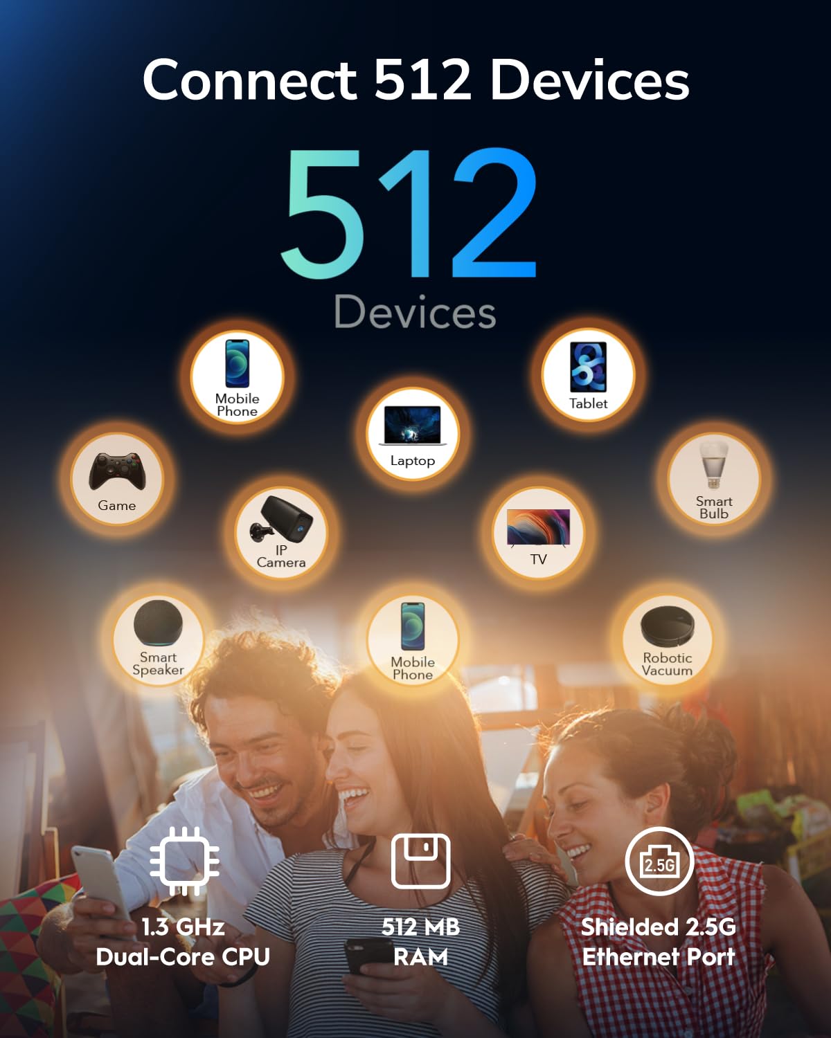 Cudy AX3000 2.5G WiFi 6 Wireless Access Point, 2.5Gbps RJ45, Business WiFi Solution, Mesh Support, Seamless Roaming & MU-MIMO, PoE or DC Powered, AP3000