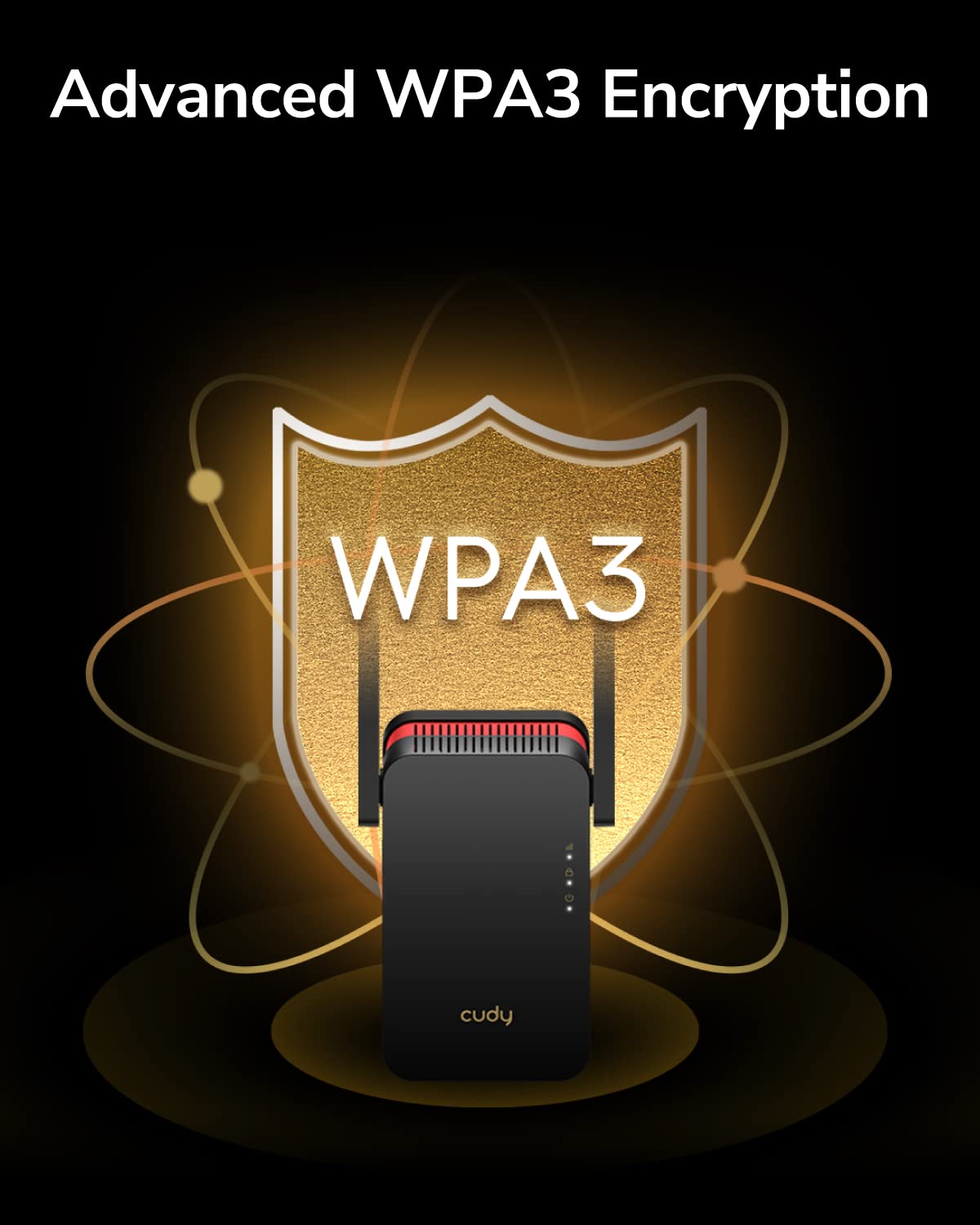 Cudy AX3000 Dual Band Wi-Fi 6 Extender, WiFi 6 Repeater Coverage up to 3000 Sq.Ft. and 70 Devices, 802.11ax, 160MHz, MU-MIMO, Beamforming, OFDMA, WPA3