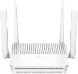 Cudy AX3000 Multi Gigabit Dual Band WiFi 6 Mesh Router, 2.5Gbps WAN RJ45 Port, 4 Gigabit RJ45 Ports, 4 5dBi Antennas, MU-MIMO, OpenVPN, Wireguard, Zerotier, Ipsec VPN, Cloud APP