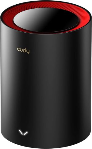 Cudy AX3000 Wi-Fi 6 2.5G Mesh System, Covers up to 2500 Sq.Ft., Replaces Wireless Router and Extender, Supports Ethernet Backhaul, Ideal for 2.5G Network, M3000 1-Pack