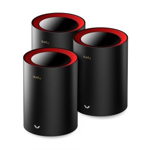 Cudy AX3000 Wi-Fi 6 2.5G Mesh System, Covers up to 7000 Sq.Ft., Replaces Wireless Router and Extender, Supports Ethernet Backhaul, Ideal for 2.5G Network, M3000 3-Pack
