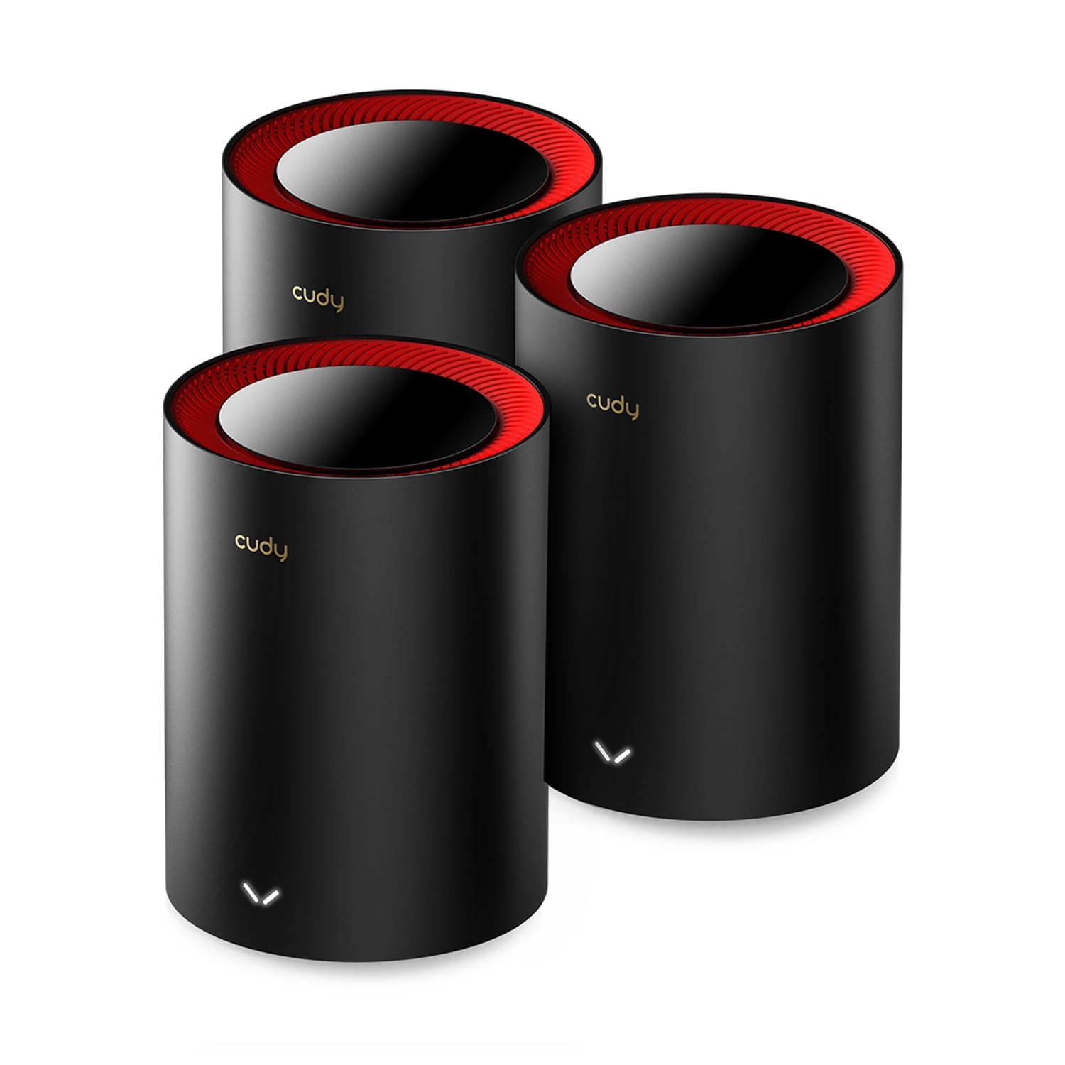 Cudy AX3000 Wi-Fi 6 2.5G Mesh System, Covers up to 7000 Sq.Ft., Replaces Wireless Router and Extender, Supports Ethernet Backhaul, Ideal for 2.5G Network, M3000 3-Pack