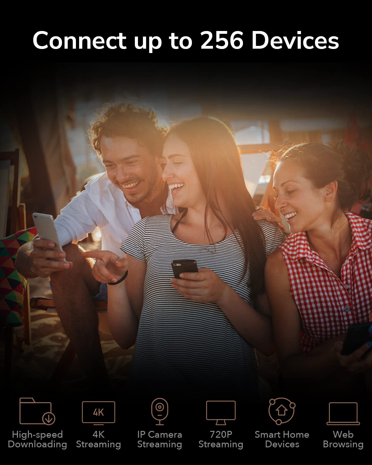 Cudy AX3000 WiFi 6 Router – 802.11ax Wireless Dual Band Gigabit Internet Router, VPN Compatible, MU-MIMO, WireGuard, Cudy Mesh Compatible WR3000