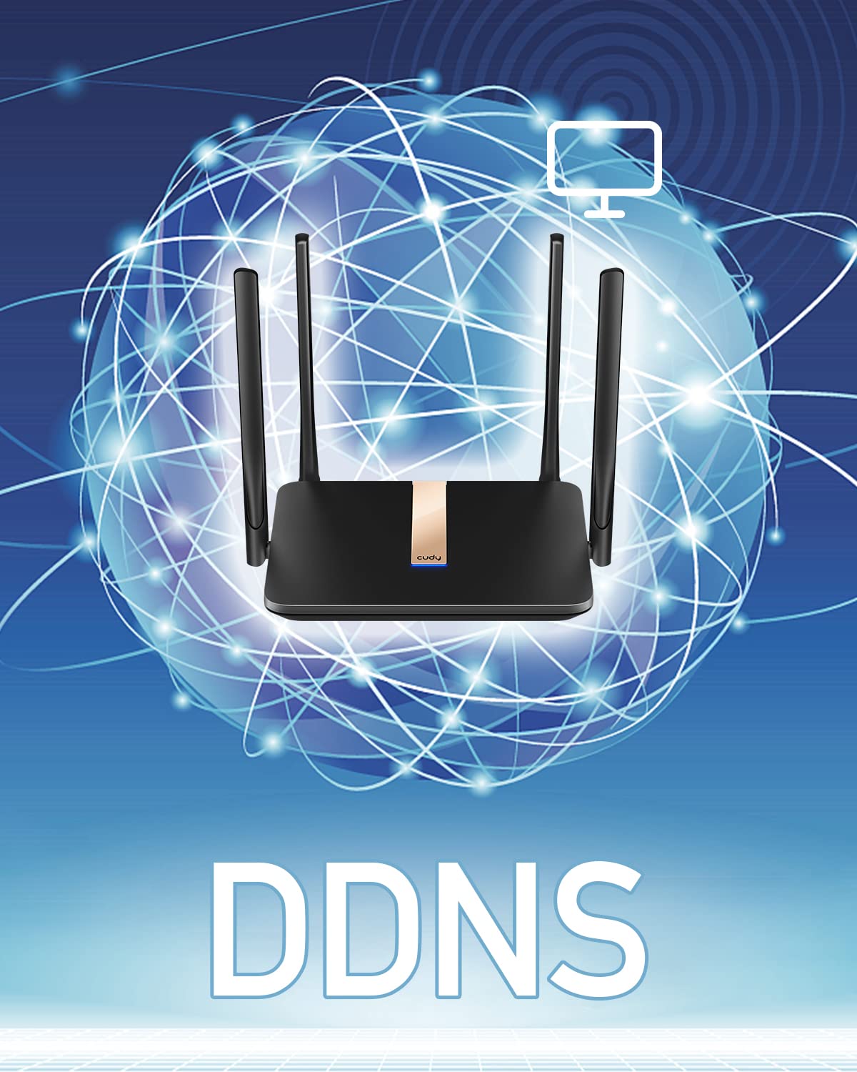 Cudy New AC1200 Unlocked 4G LTE Modem Router with SIM Card Slot, 1200Mbps Mesh WiFi, EC25-AFX Qualcomm Chipset, Detachable Cellular Antennas, DDNS, VPN, LT500D