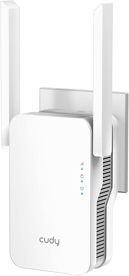 Cudy New AX1800 Mesh WiFi 6 Extender Internet Booster, WiFi 6 Range Extender Covers up to 2000 sq.ft and 30 Devices, Dual Band Repeater up to 1.8Gbps Speed, AP Mode, Gigabit...