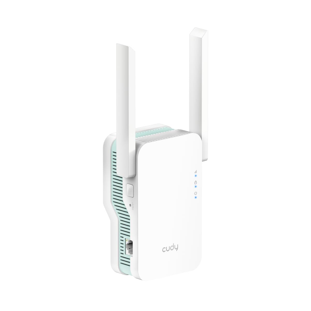 Cudy RE1500 AX1500 WiFi 6 Range Extender Dual Band 2.4G 5G Wireless Booster with Mesh Support WPS Button 10/100Mbps Ethernet Port Works with Any Router