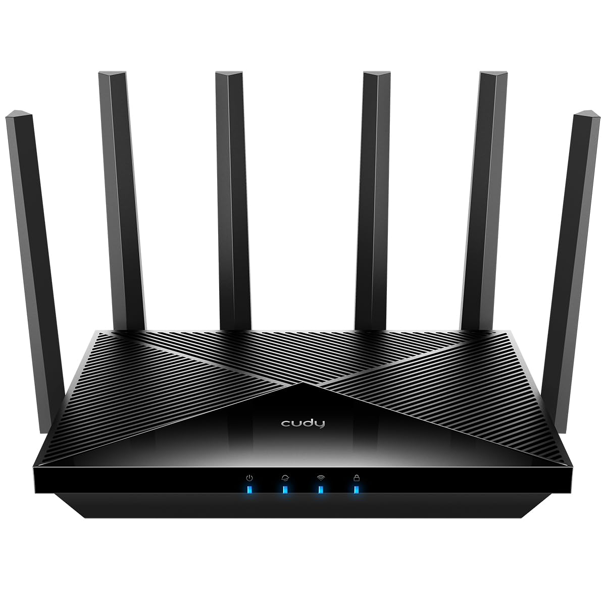 Cudy Tri-Band WiFi 7 BE11000 Router, 6-Stream 10 Gbps, 4 × 2.5G Ports, Up to 11000Mbps, VPN Server and Client, Cudy APP and Mesh, 6 × High-gain Antennas, WR11000