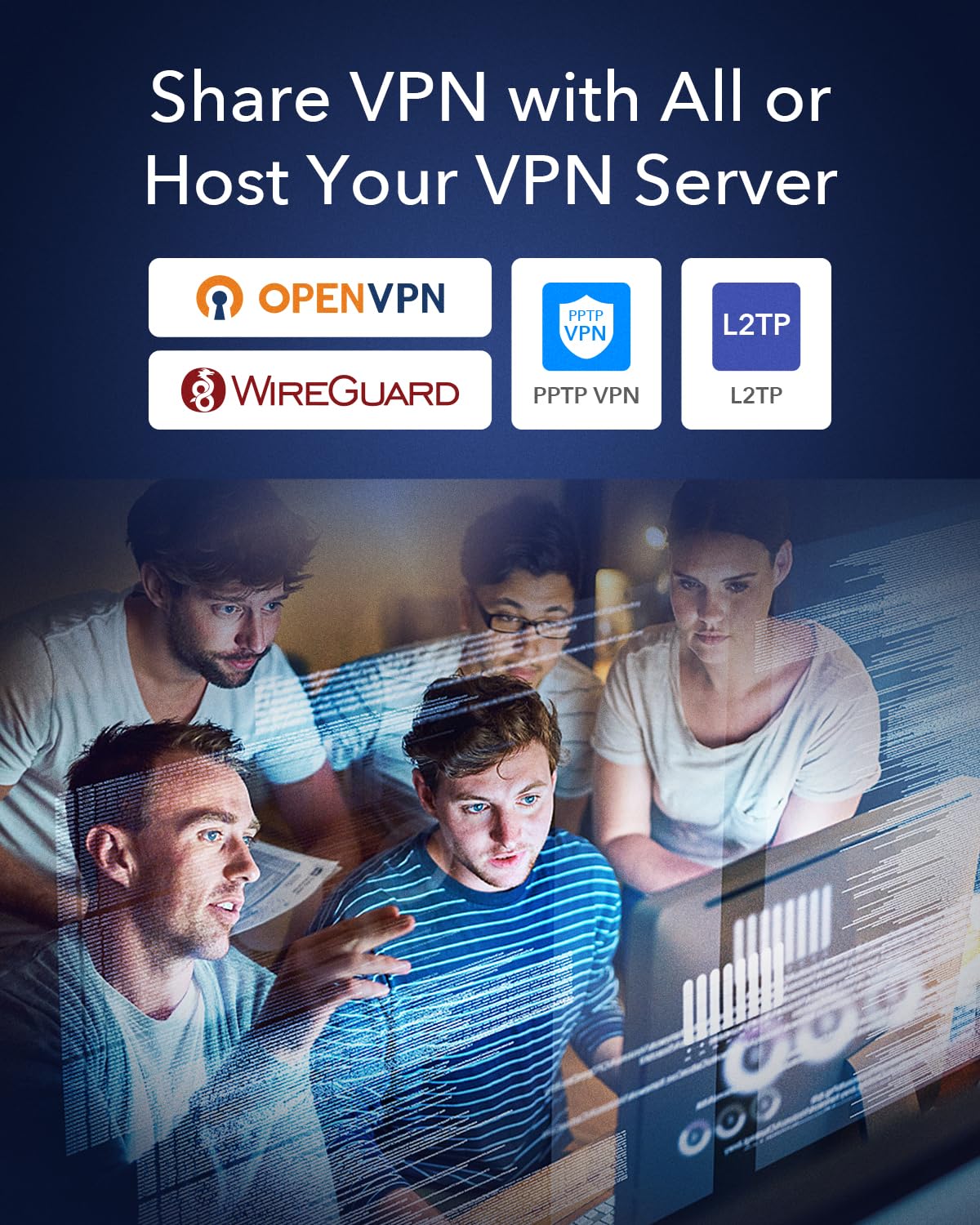 Cudy WR3000S AX3000 Dual Band WiFi 6 Mesh Router, 5 Gigabit Ethernet RJ45 Ports, 4 Antennas, MU-MIMO, OpenVPN, Wireguard, Zerotier, Ipsec VPN, Cloud APP