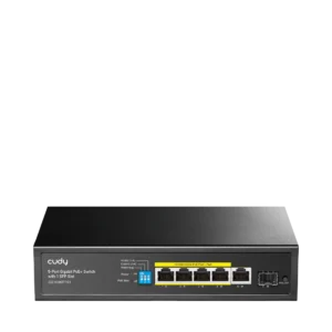 5-Port Gigabit PoE+ Switch with 1 SFP, GS1005PTS1 2.0