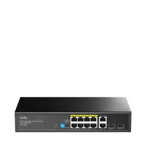 8-Port Gigabit PoE+ Switch with 2 GbE, Gigabit SFP, GS1010PS2 2.0