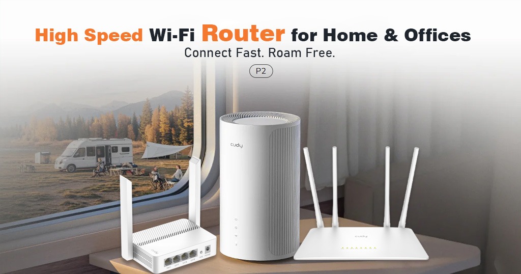 High-Speed Cudy Wi-Fi Routers for Modern Homes & Offices